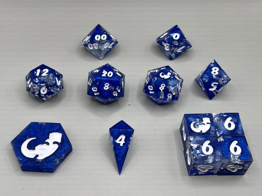 Blue and silver- advantage set