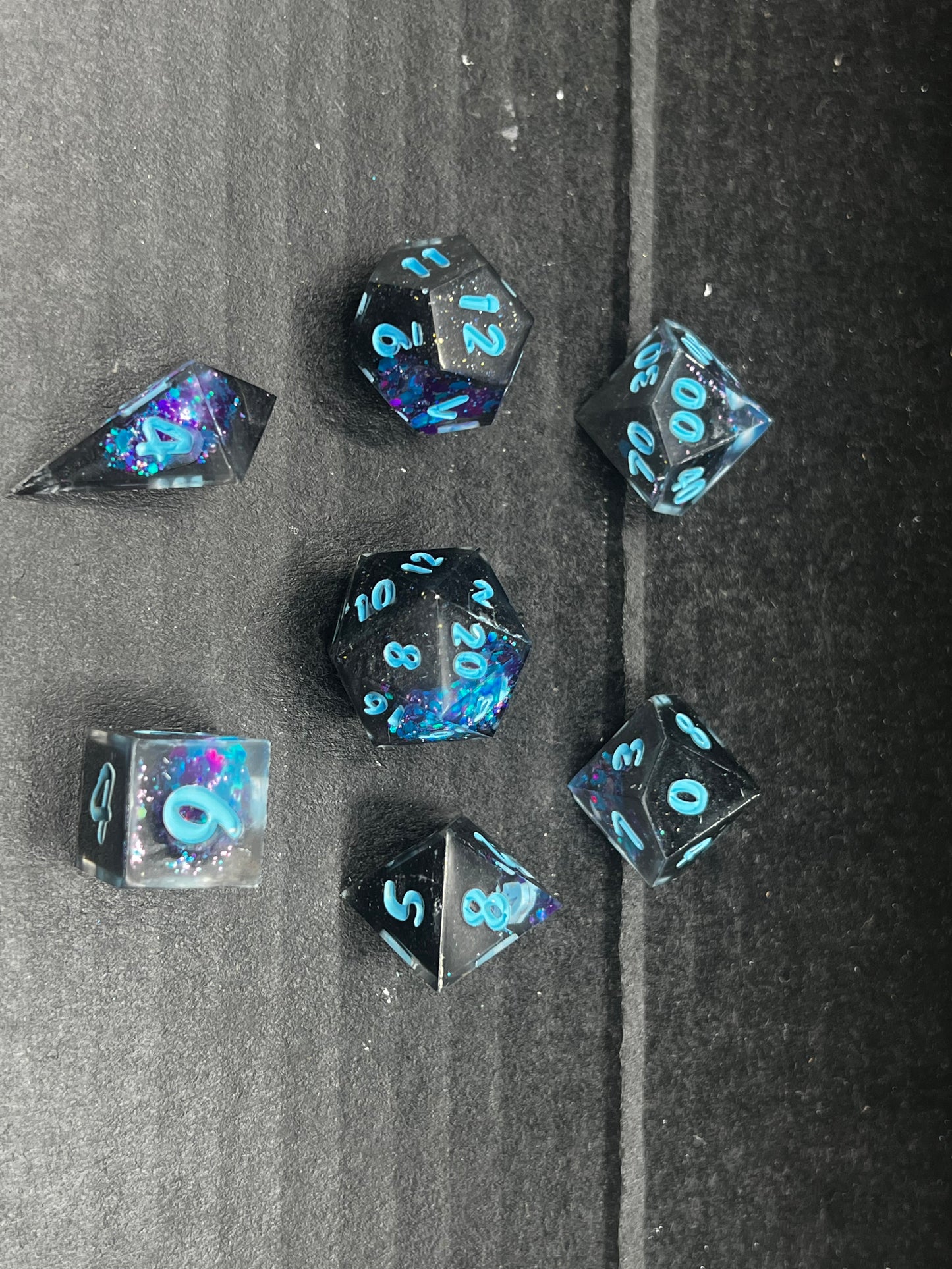 Purple & Blue Geode-standard set