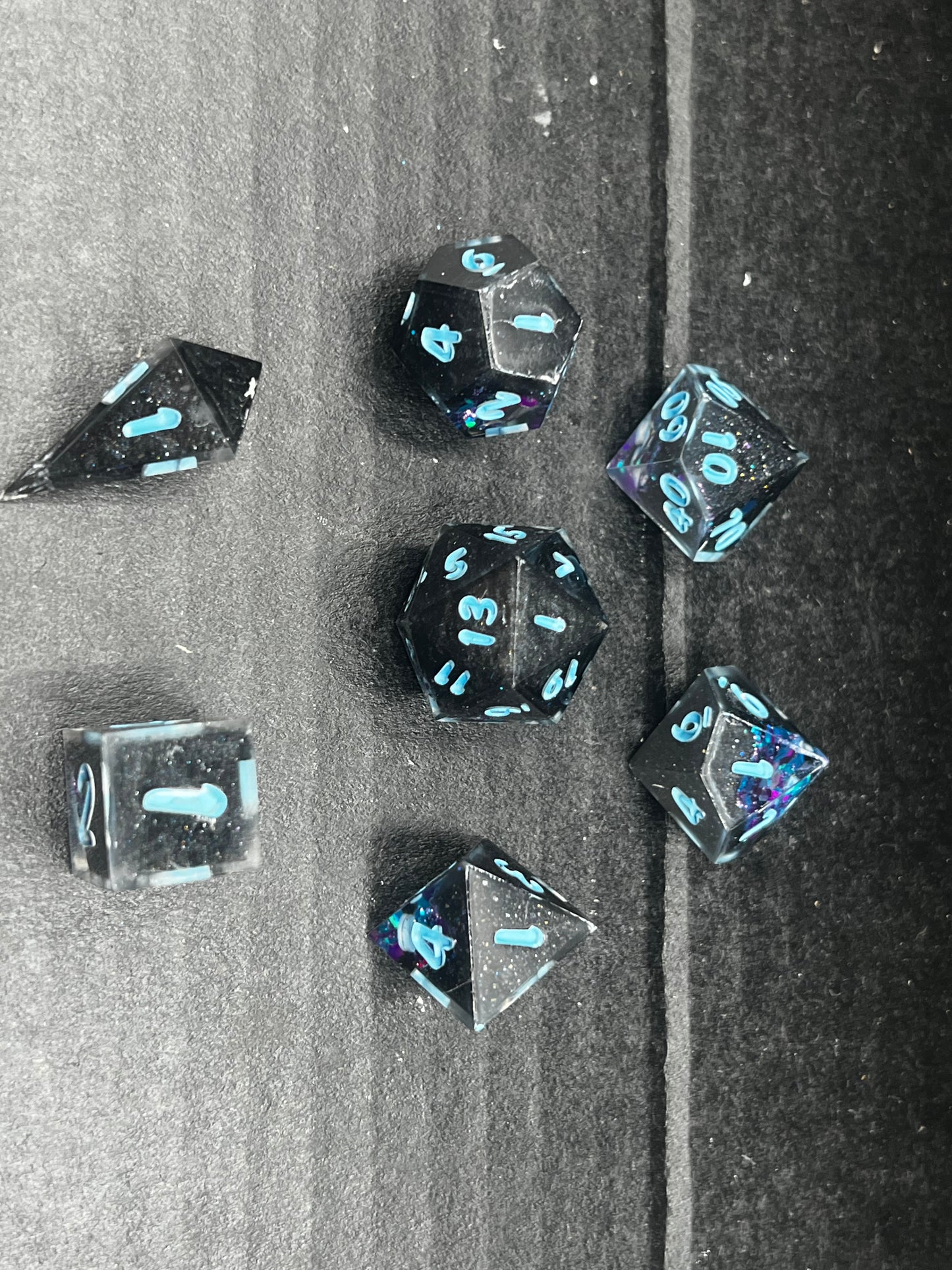 Purple & Blue Geode-standard set